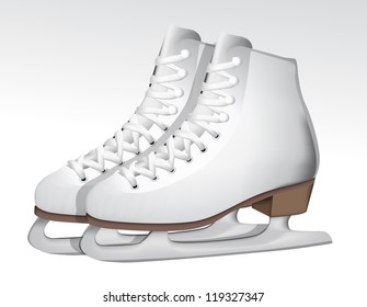 Ice skate eps10