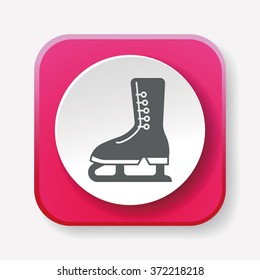 Ice skate icon