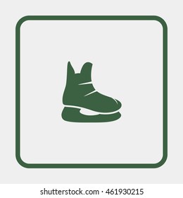 Ice skate icon.