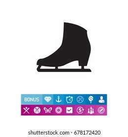 Ice skate icon