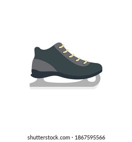 Ice skate icon design template vector