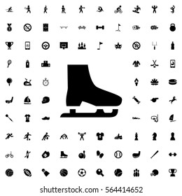 ice skate icon illustration isolated vector sign symbol
