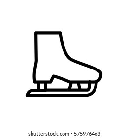 ice skate icon illustration isolated vector sign symbol