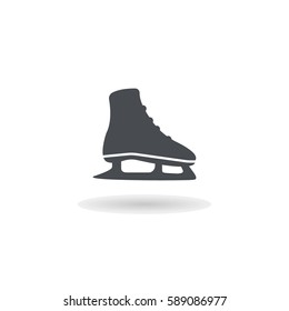 Ice skate icon illustration isolated vector sign symbol
