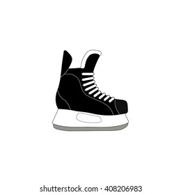 Ice skate icon isolated on white background