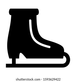 ice skate icon isolated sign symbol vector illustration - high quality black style vector icons
