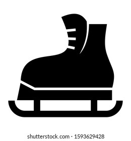 ice skate icon isolated sign symbol vector illustration - high quality black style vector icons
