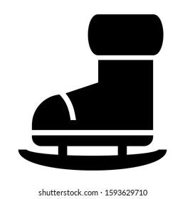 ice skate icon isolated sign symbol vector illustration - high quality black style vector icons
