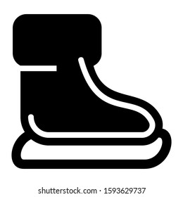 ice skate icon isolated sign symbol vector illustration - high quality black style vector icons
