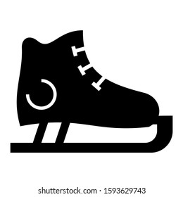 ice skate icon isolated sign symbol vector illustration - high quality black style vector icons
