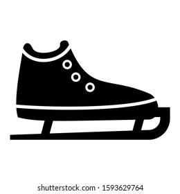 ice skate icon isolated sign symbol vector illustration - high quality black style vector icons
