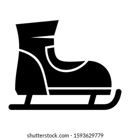 ice skate icon isolated sign symbol vector illustration - high quality black style vector icons
