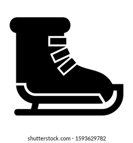 ice skate icon isolated sign symbol vector illustration - high quality black style vector icons
