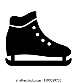 ice skate icon isolated sign symbol vector illustration - high quality black style vector icons
