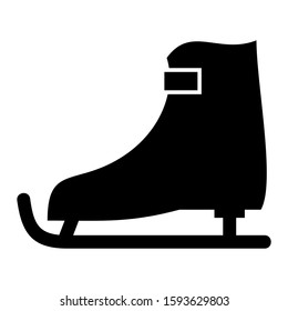 ice skate icon isolated sign symbol vector illustration - high quality black style vector icons
