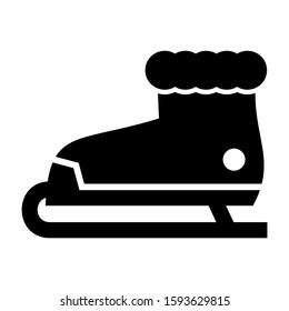 ice skate icon isolated sign symbol vector illustration - high quality black style vector icons
