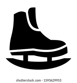 ice skate icon isolated sign symbol vector illustration - high quality black style vector icons
