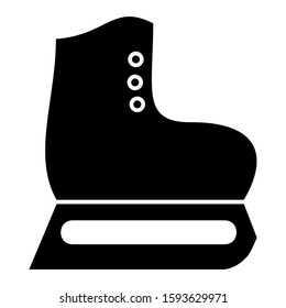 ice skate icon isolated sign symbol vector illustration - high quality black style vector icons
