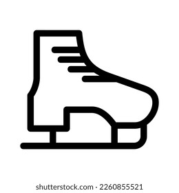 ice skate icon or logo isolated sign symbol vector illustration - high quality black style vector icons