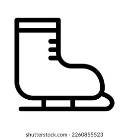 ice skate icon or logo isolated sign symbol vector illustration - high quality black style vector icons