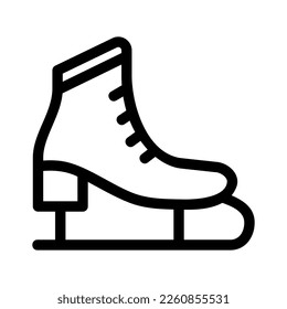 ice skate icon or logo isolated sign symbol vector illustration - high quality black style vector icons