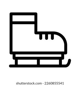 ice skate icon or logo isolated sign symbol vector illustration - high quality black style vector icons