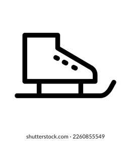 ice skate icon or logo isolated sign symbol vector illustration - high quality black style vector icons