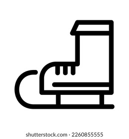 ice skate icon or logo isolated sign symbol vector illustration - high quality black style vector icons