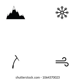 ice skate icon set