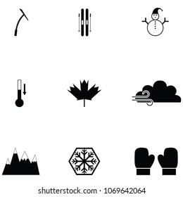 ice skate icon set