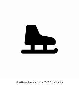ice skate icon sign vector