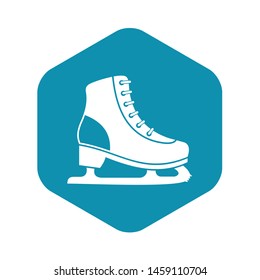 アイススケートのアイコン ウェブ用のアイススケートのベクター画像アイコンの簡単なイラスト のベクター画像素材 ロイヤリティフリー