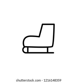 ice skate icon vector