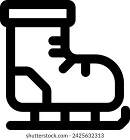 ice skate icon vector illustration asset element