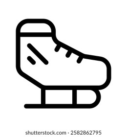 Ice Skate Icon Vector Symbol Design Illustration