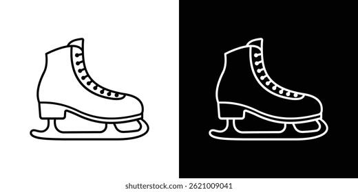Ice skate icon vector for web, and mobile app