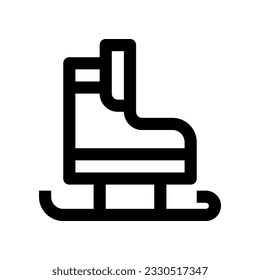 ice skate icon for your website, mobile, presentation, and logo design.