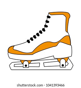 Ice skate isolated