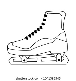 Ice skate isolated