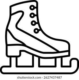 Ice Skate New Creative Icon Design Vector