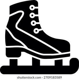Ice Skate New Creative Icon Design Vector