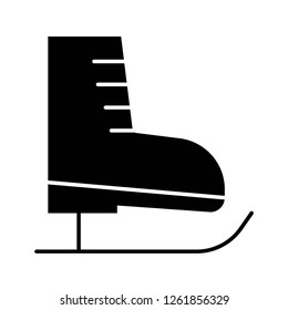 Ice skate vector, Chirstmas related solid design icon