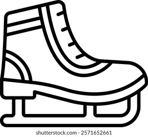 Ice Skate vector icon. Can be used for printing, mobile and web applications.