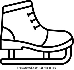 Ice Skate vector icon. Can be used for printing, mobile and web applications.