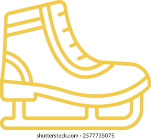 Ice Skate vector icon. Can be used for printing, mobile and web applications.