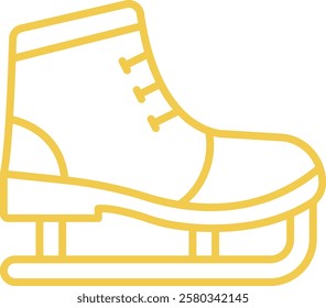 Ice Skate vector icon. Can be used for printing, mobile and web applications.