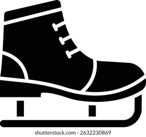 Ice Skate vector icon. Can be used for printing, mobile and web applications.