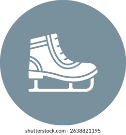 Ice Skate vector icon. Can be used for printing, mobile and web applications.