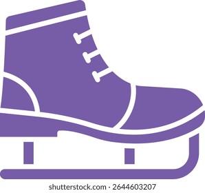 Ice Skate vector icon. Can be used for printing, mobile and web applications.