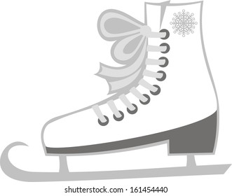 Ice skate vector illustration